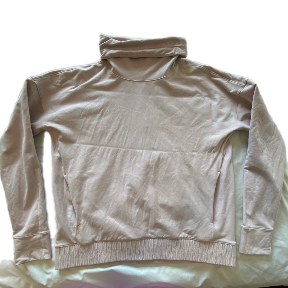 Lululemon Rest Less Pullover Porcelain Pink 12 - Picture 1 of 10